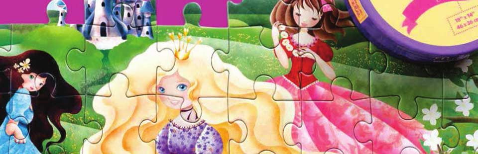 Mudpuppy princess puzzle